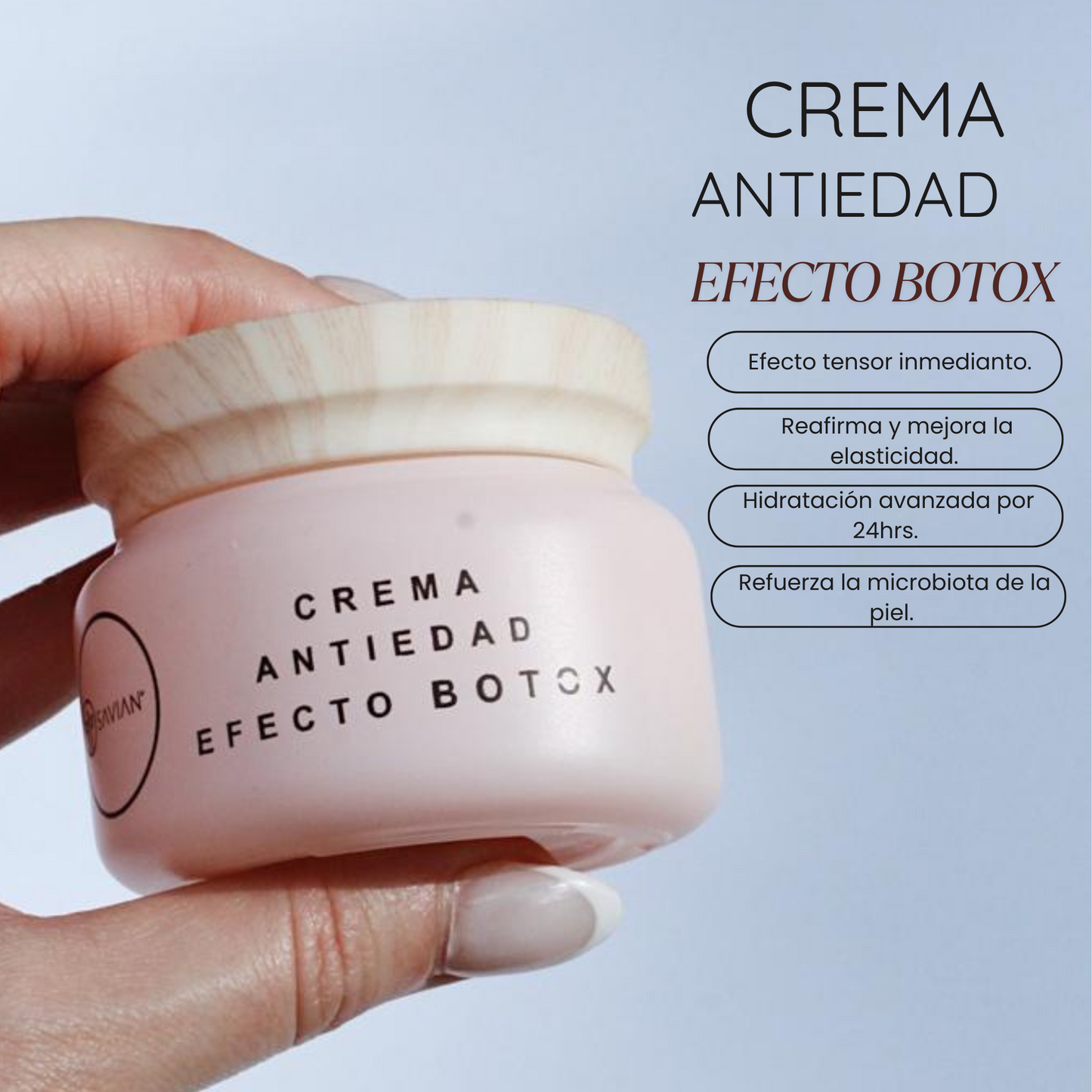 Crema Facial Anti Edad EFECTO BOTOX
